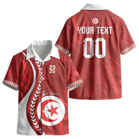 Custom Tunisia 2026 World Football Kid Hawaiian Shirt Eagles of Carthage Go Champions LT01