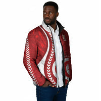 Custom Tunisia 2026 World Football Padded Jacket Eagles of Carthage Go Champions