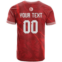 Custom Tunisia 2026 World Football T shirt Eagles of Carthage Go Champions