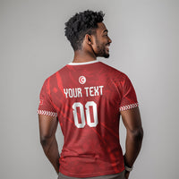Custom Tunisia 2026 World Football T shirt Eagles of Carthage Go Champions