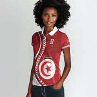 Custom Tunisia 2026 World Football Women Polo Shirt Eagles of Carthage Go Champions