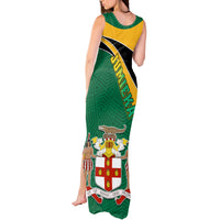 Jamaica Tank Maxi Dress Jumieka Lion Mix African Pattern - Wonder Print Shop