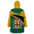 Jamaica Wearable Blanket Hoodie Jumieka Lion Mix African Pattern - Wonder Print Shop