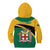 Personalised Jamaica Kid Hoodie Jumieka Lion Mix African Pattern - Wonder Print Shop