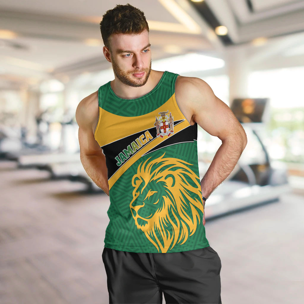 personalised-jamaica-men-tank-top-jumieka-lion-mix-african-pattern