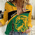 Jamaica Independence Day Women Casual Shirt Jumieka Lion Mix African Pattern - Wonder Print Shop