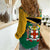 Jamaica Independence Day Women Casual Shirt Jumieka Lion Mix African Pattern - Wonder Print Shop