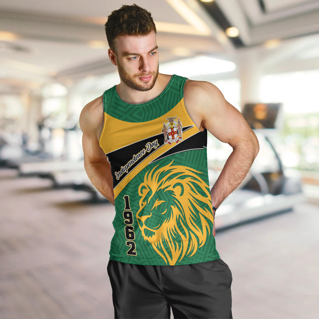 personalised-jamaica-independence-day-men-tank-top-jumieka-lion-mix-african-pattern