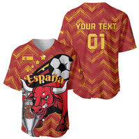 Spain 2024 Football Champions Baseball Jersey Espana La Roja - Wonder Print Shop