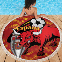 Spain 2024 Football Champions Beach Blanket Espana La Roja - Wonder Print Shop