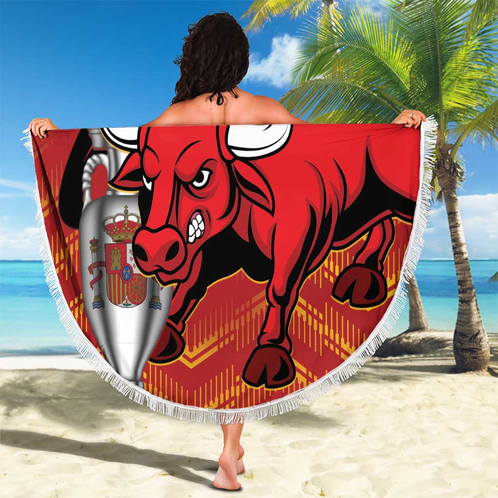 Spain 2024 Football Champions Beach Blanket Espana La Roja - Wonder Print Shop