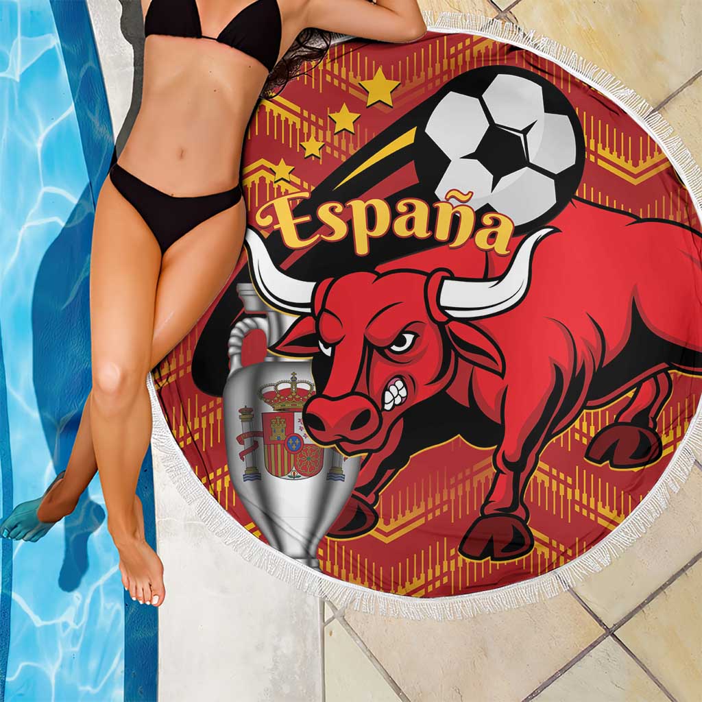 Spain 2024 Football Champions Beach Blanket Espana La Roja - Wonder Print Shop