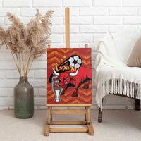 Spain 2024 Football Champions Canvas Wall Art Espana La Roja - Wonder Print Shop