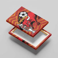 Spain 2024 Football Champions Canvas Wall Art Espana La Roja - Wonder Print Shop