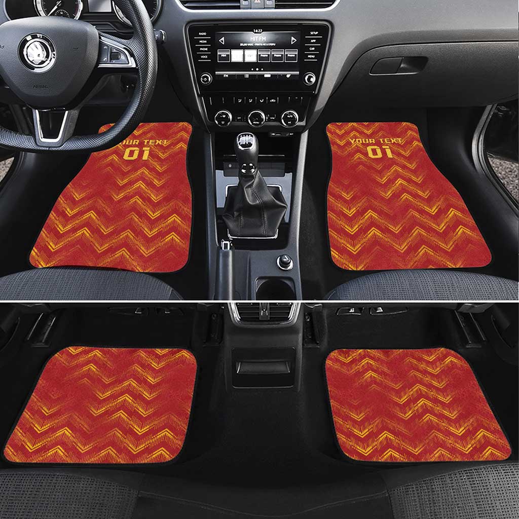 Spain 2024 Football Champions Car Mats Espana La Roja - Wonder Print Shop