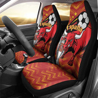 Spain 2024 Football Champions Car Seat Cover Espana La Roja - Wonder Print Shop