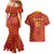 Spain 2024 Football Champions Couples Matching Mermaid Dress and Hawaiian Shirt Espana La Roja - Wonder Print Shop