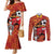 Spain 2024 Football Champions Couples Matching Mermaid Dress and Long Sleeve Button Shirt Espana La Roja