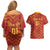 Spain 2024 Football Champions Couples Matching Off Shoulder Short Dress and Hawaiian Shirt Espana La Roja - Wonder Print Shop
