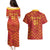Spain 2024 Football Champions Couples Matching Puletasi and Hawaiian Shirt Espana La Roja - Wonder Print Shop