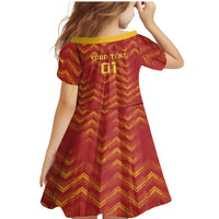 Spain 2024 Football Champions Family Matching Mermaid Dress and Hawaiian Shirt Espana La Roja - Wonder Print Shop