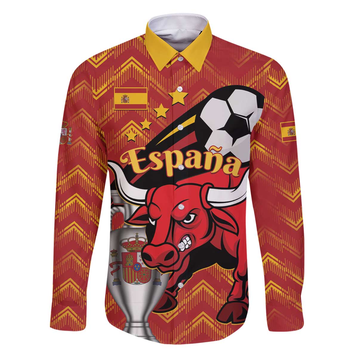 Spain 2024 Football Champions Family Matching Puletasi and Hawaiian Shirt Espana La Roja - Wonder Print Shop