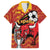 Spain 2024 Football Champions Family Matching Summer Maxi Dress and Hawaiian Shirt Espana La Roja - Wonder Print Shop