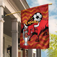 Spain 2024 Football Champions Garden Flag Espana La Roja - Wonder Print Shop