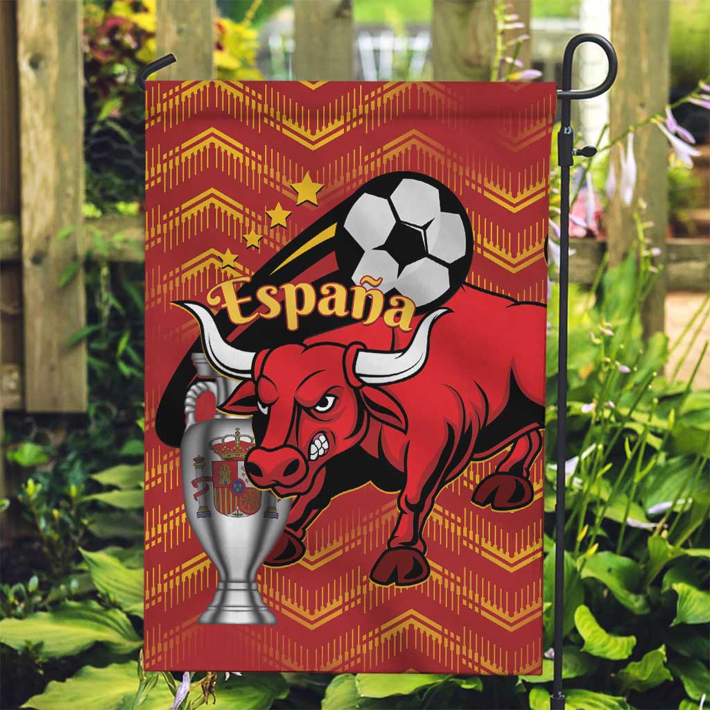 Spain 2024 Football Champions Garden Flag Espana La Roja - Wonder Print Shop