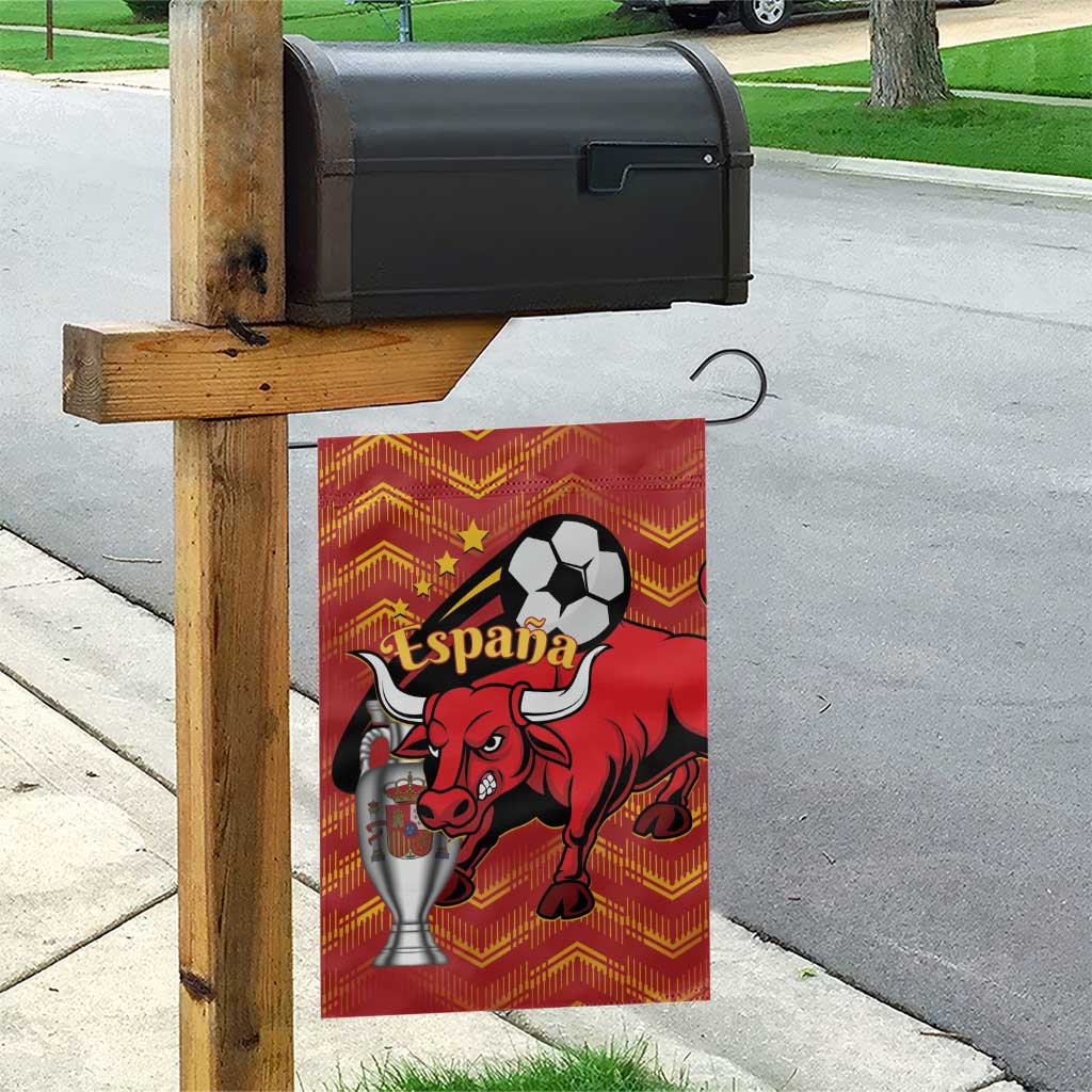 Spain 2024 Football Champions Garden Flag Espana La Roja - Wonder Print Shop