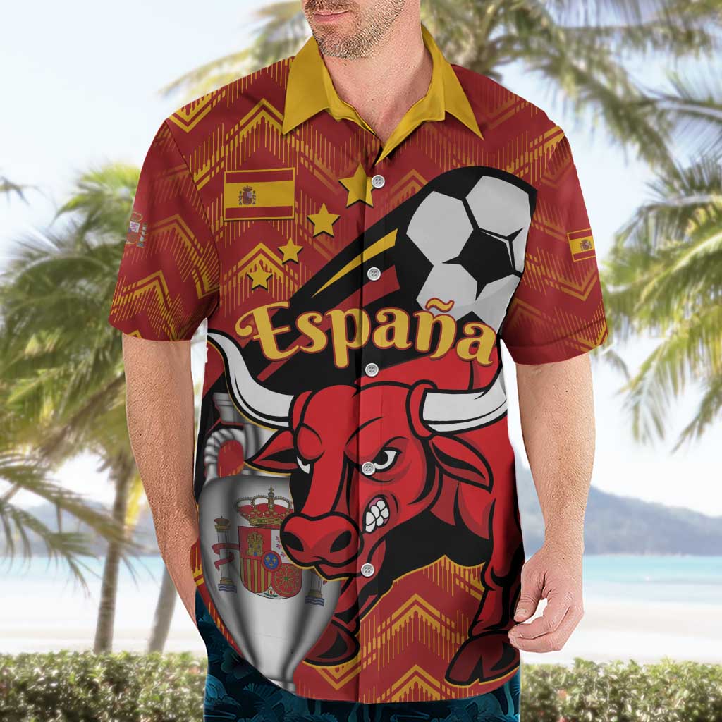 Spain 2024 Football Champions Hawaiian Shirt Espana La Roja - Wonder Print Shop