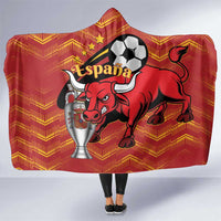 Spain 2024 Football Champions Hooded Blanket Espana La Roja
