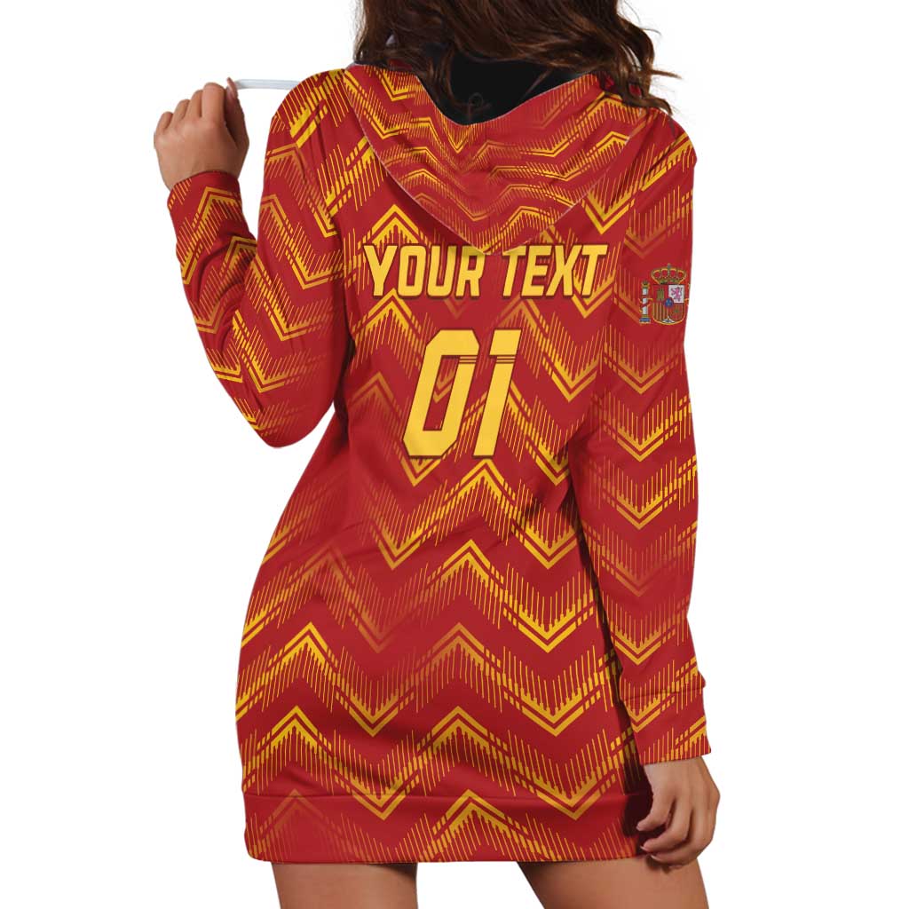 Spain 2024 Football Champions Hoodie Dress Espana La Roja - Wonder Print Shop