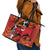 Spain 2024 Football Champions Leather Tote Bag Espana La Roja - Wonder Print Shop