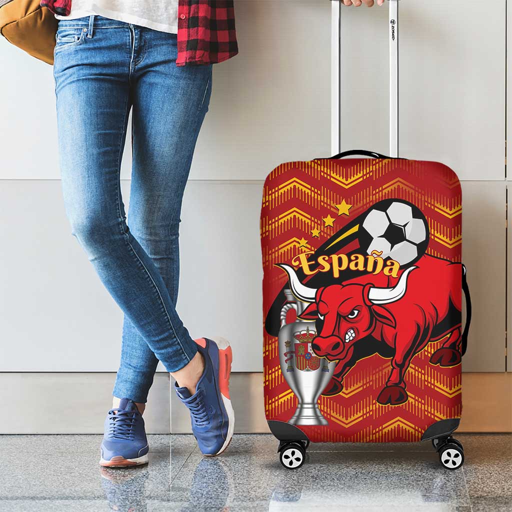 Spain 2024 Football Champions Luggage Cover Espana La Roja - Wonder Print Shop