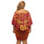 Spain 2024 Football Champions Off Shoulder Short Dress Espana La Roja - Wonder Print Shop