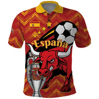 Spain 2024 Football Champions Polo Shirt Espana La Roja - Wonder Print Shop