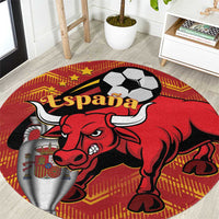 Spain 2024 Football Champions Round Carpet Espana La Roja