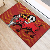 Spain 2024 Football Champions Rubber Doormat Espana La Roja - Wonder Print Shop