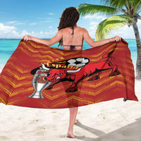 Spain 2024 Football Champions Sarong Espana La Roja - Wonder Print Shop