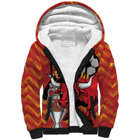 Spain 2024 Football Champions Sherpa Hoodie Espana La Roja - Wonder Print Shop