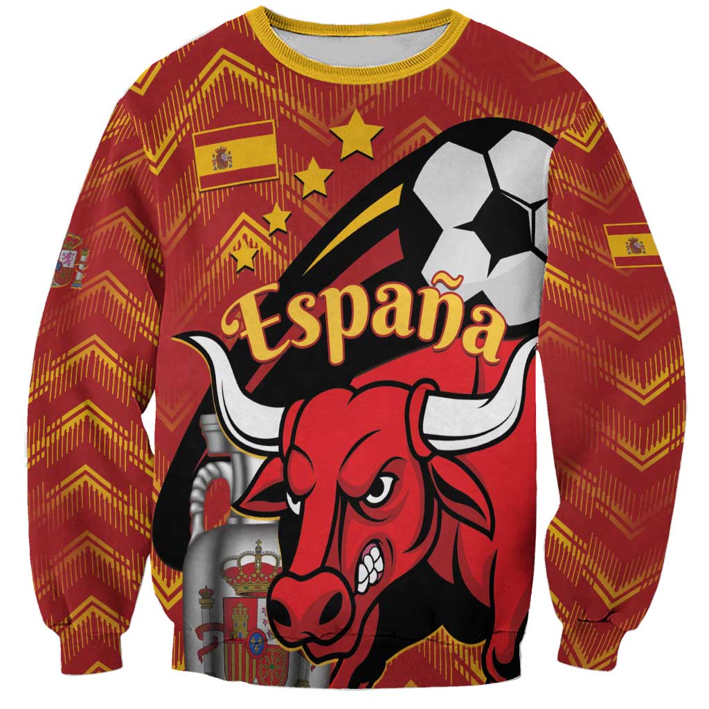 Spain 2024 Football Champions Sweatshirt Espana La Roja - Wonder Print Shop