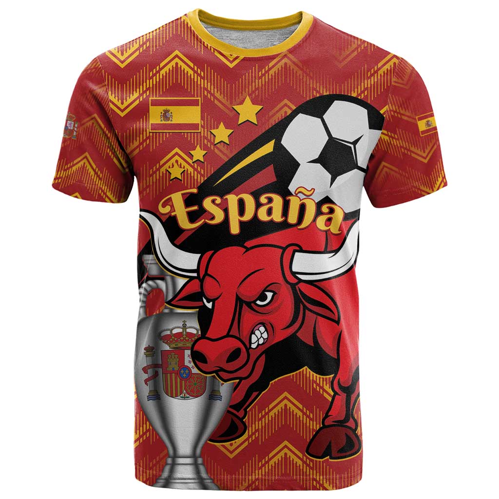 Spain 2024 Football Champions T Shirt Espana La Roja - Wonder Print Shop