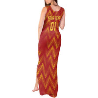 Spain 2024 Football Champions Tank Maxi Dress Espana La Roja - Wonder Print Shop