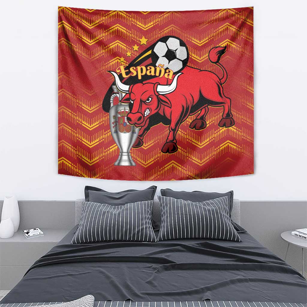 Spain 2024 Football Champions Tapestry Espana La Roja - Wonder Print Shop