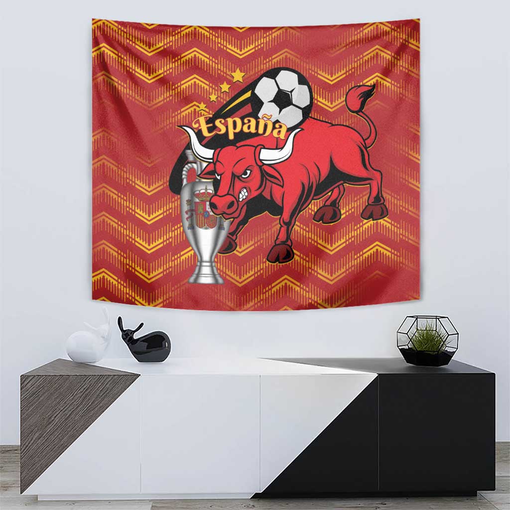 Spain 2024 Football Champions Tapestry Espana La Roja - Wonder Print Shop