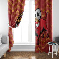 Spain 2024 Football Champions Window Curtain Espana La Roja - Wonder Print Shop