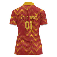 Spain 2024 Football Champions Women Polo Shirt Espana La Roja - Wonder Print Shop