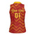 Spain 2024 Football Champions Women Sleeveless Polo Shirt Espana La Roja - Wonder Print Shop