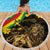 Enkutatash Ethiopia New Year Beach Blanket Lion of Judah Adey Abeba Flower - Wonder Print Shop